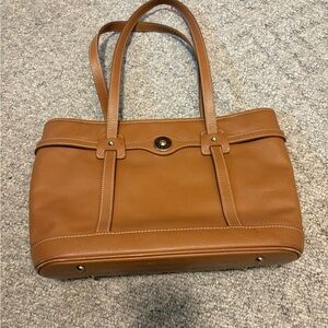 Dooney and Bourke Tan Leather Tote Bag